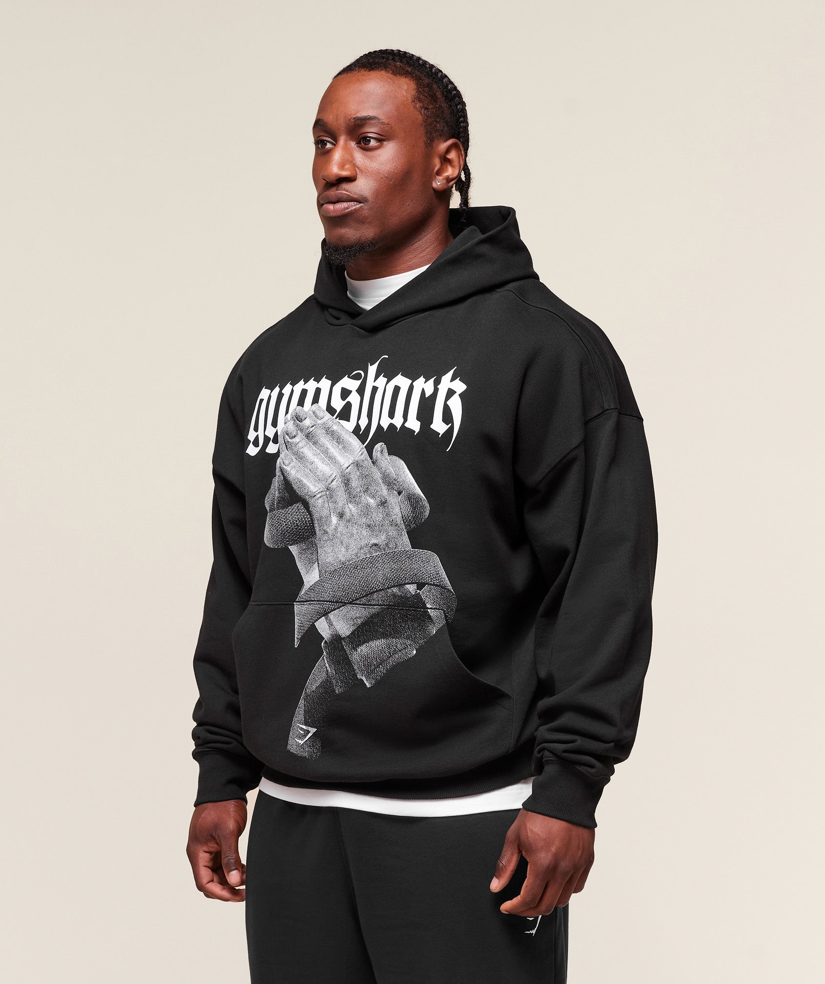 Gymshark Prayer Hands Hoodie Black