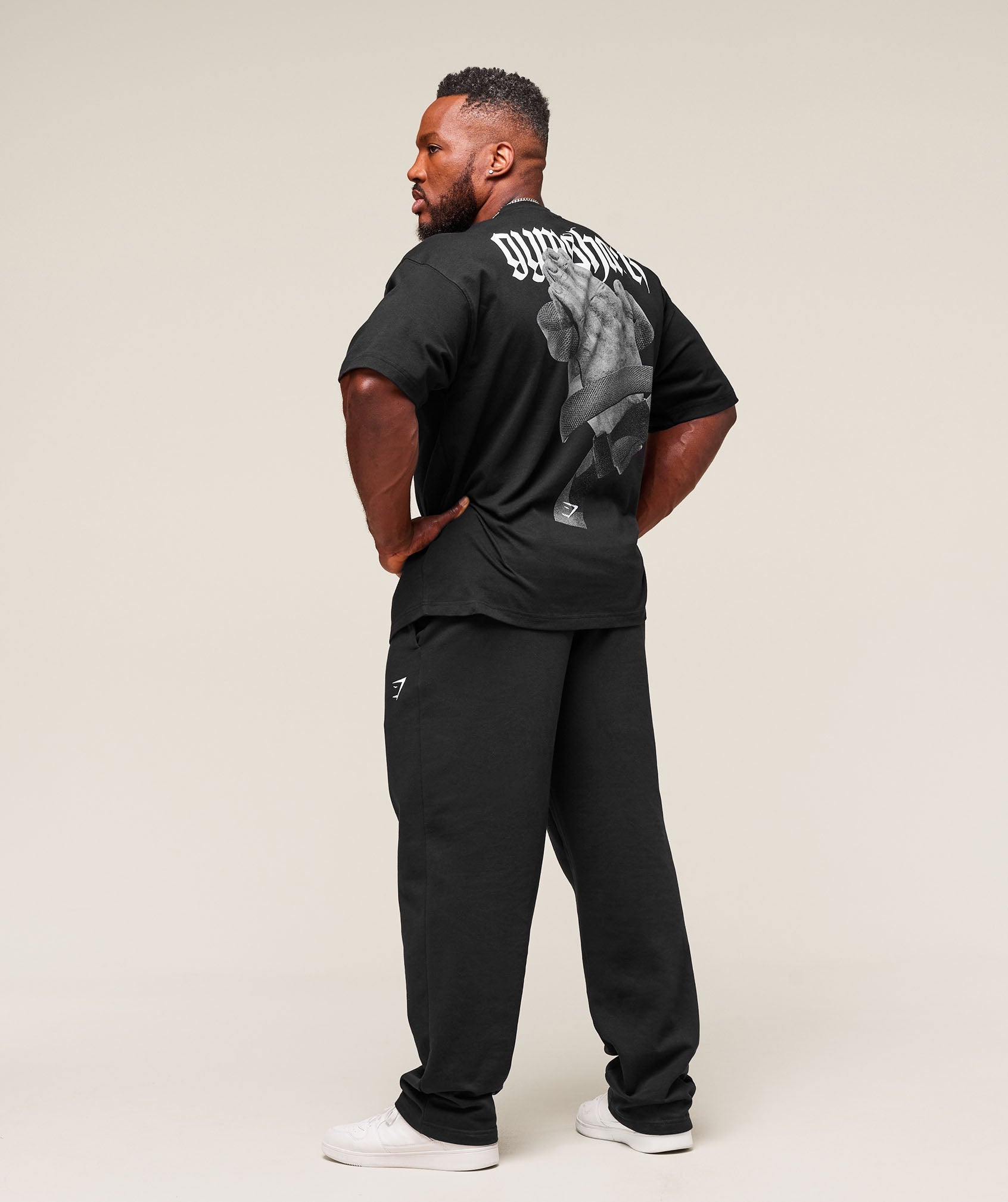 Gymshark Prayer Hands T-Shirt Black