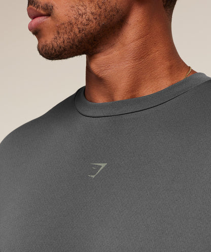 Gymshark Hybrid Athlete T-Shirt Onyx Grey