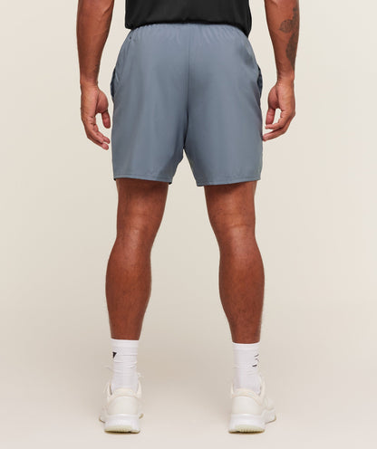Gymshark Hybrid Graphic 7" Shorts Iron Blue