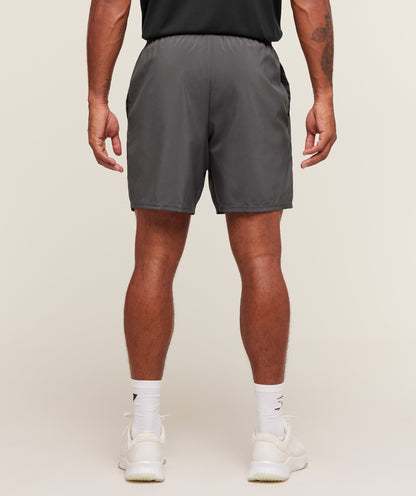 Gymshark Hybrid Graphic 7" Shorts Onyx Grey