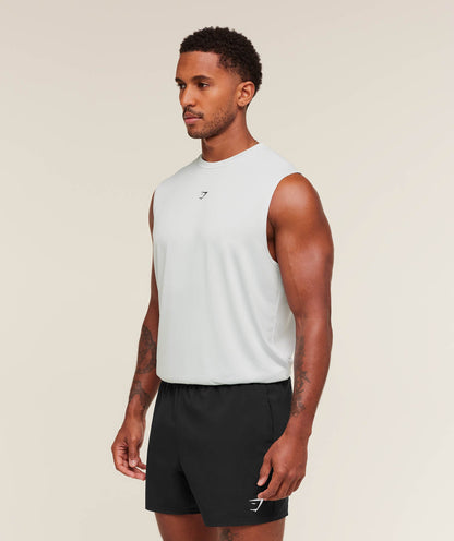 Gymshark Hybrid Graphic Tank Light Grey