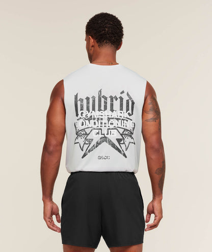 Gymshark Hybrid Graphic Tank Light Grey