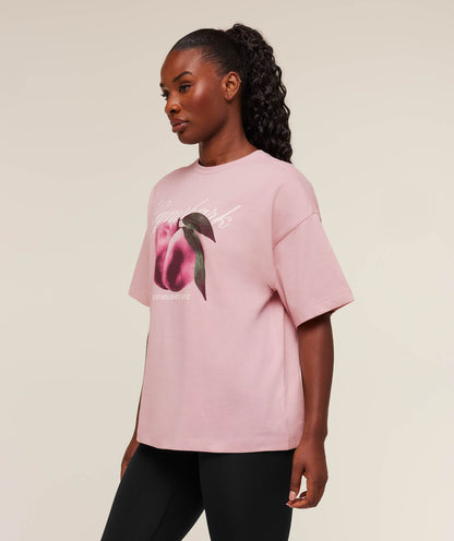 Women's Gymshark Juicy Peach Short Sleeve T-Shirt Cloud Pink