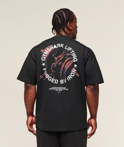 Gymshark Forged By Iron T-Shirt Black