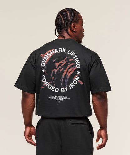 Gymshark Forged By Iron T-Shirt Black