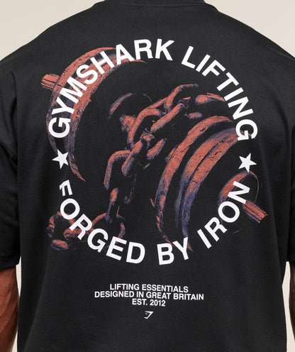 Gymshark Forged By Iron T-Shirt Black