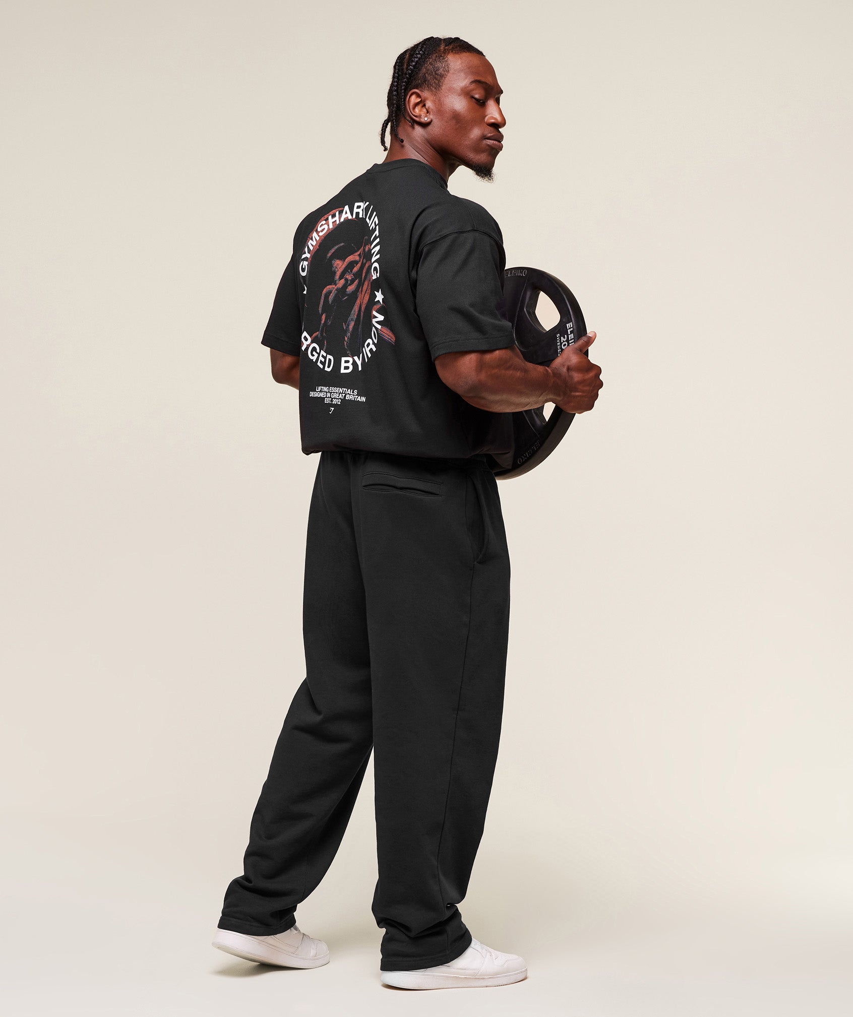 Gymshark Forged By Iron T-Shirt Black