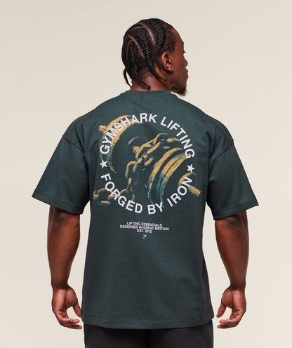 Gymshark Forged By Iron T-Shirt Darkest Teal