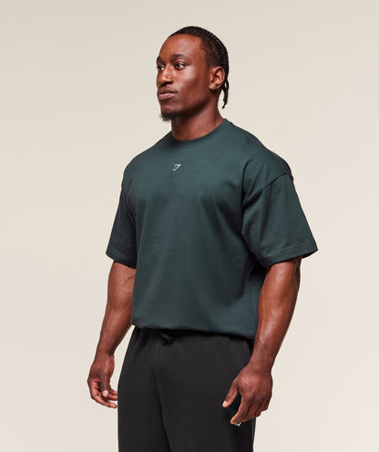 Gymshark Forged By Iron T-Shirt Darkest Teal