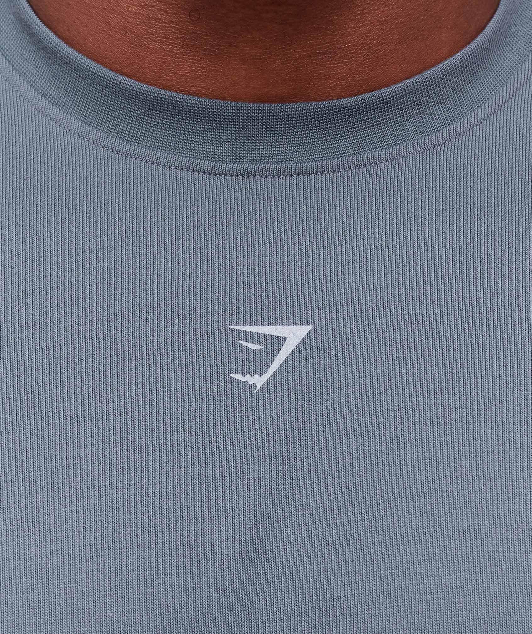 Gymshark Forged By Iron T-Shirt Iron Blue
