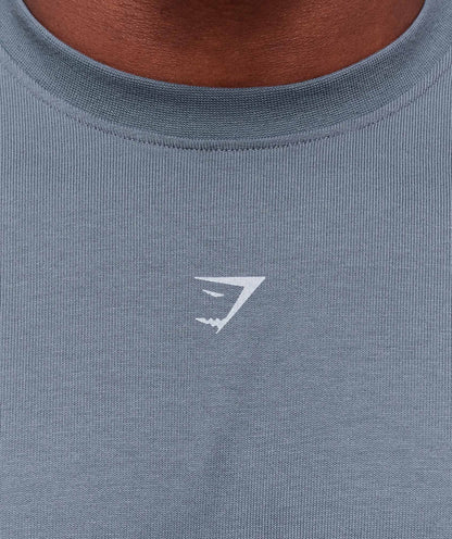 Gymshark Forged By Iron T-Shirt Iron Blue