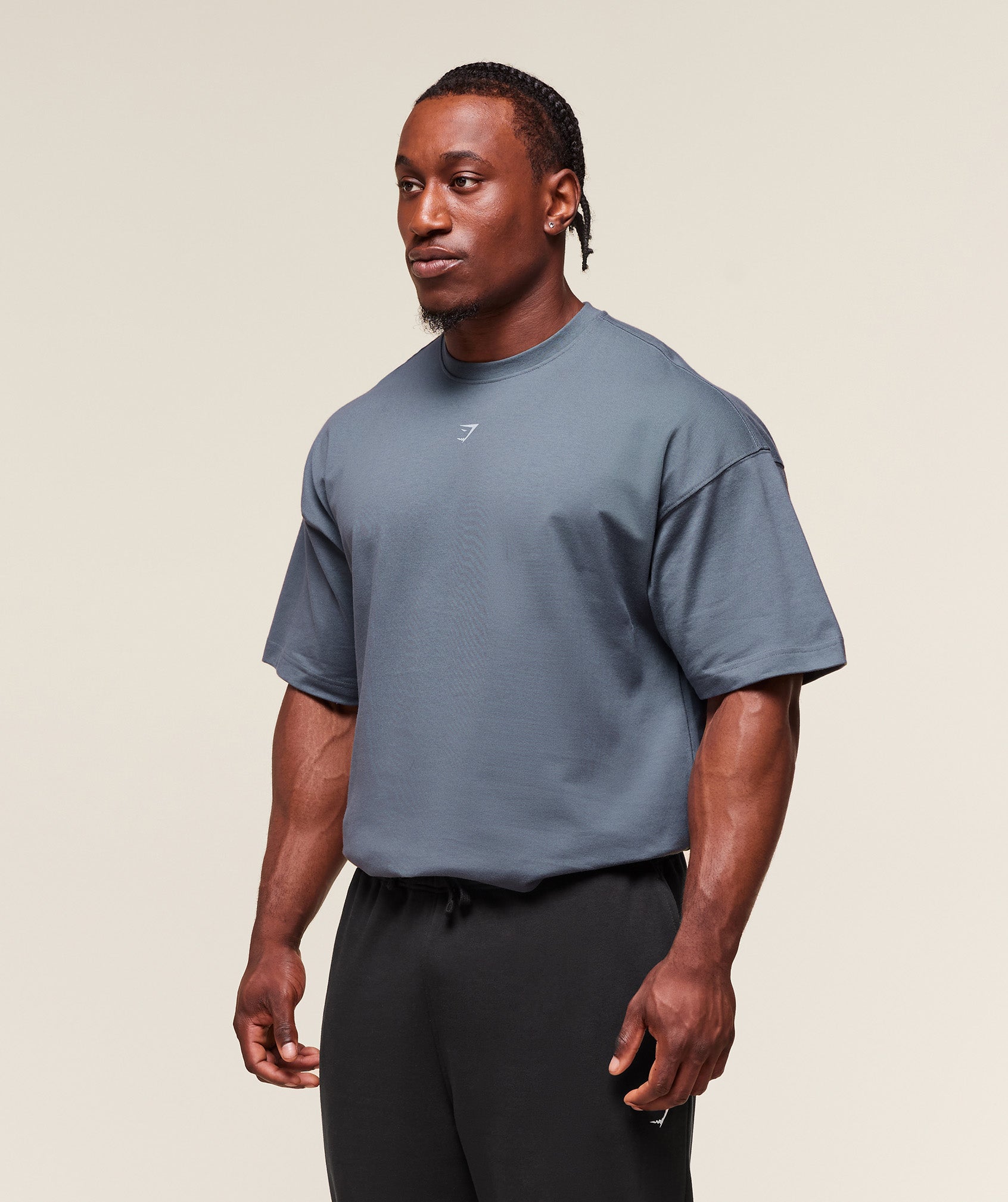 Gymshark Forged By Iron T-Shirt Iron Blue