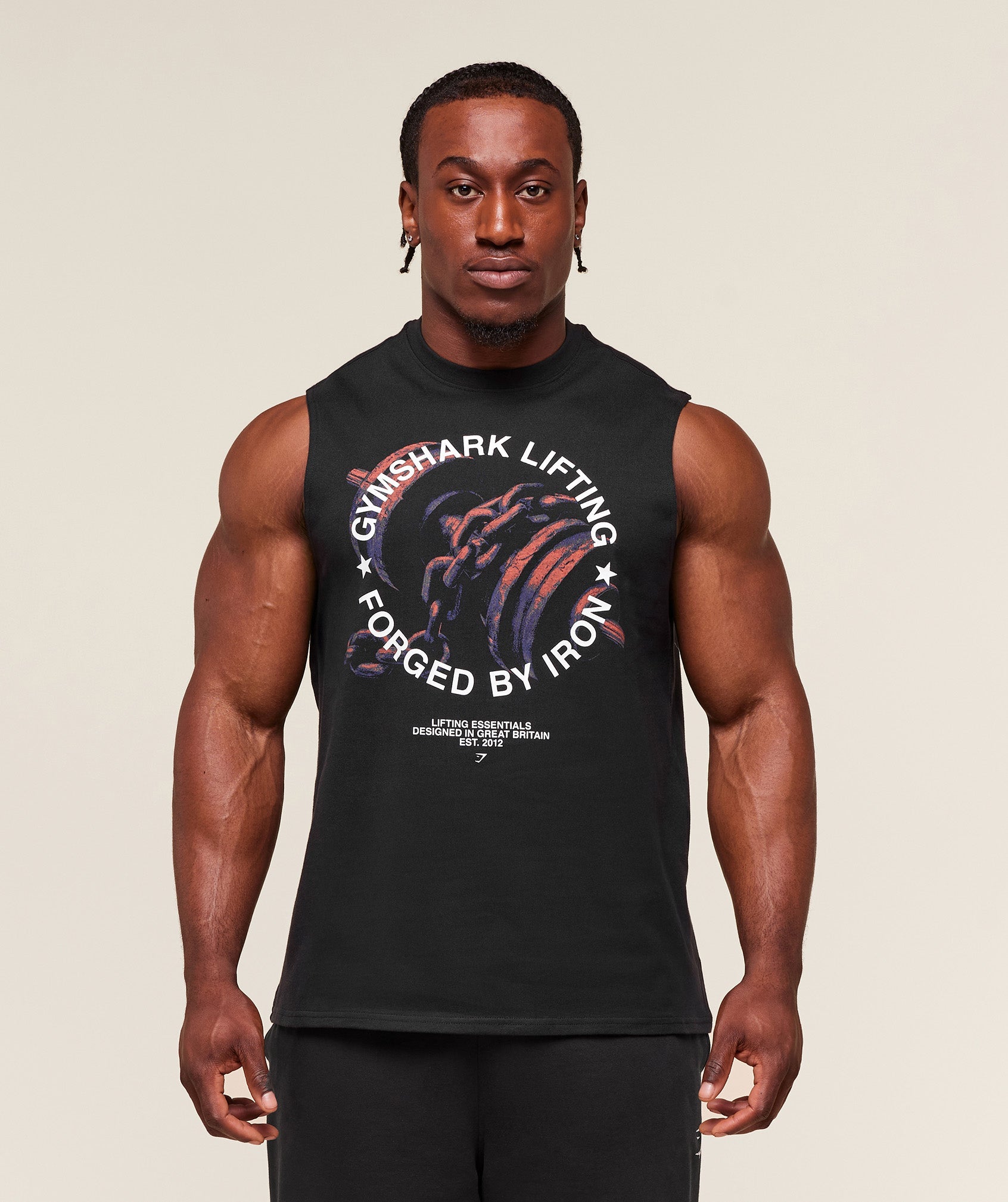 Gymshark Forged By Iron Tank Black