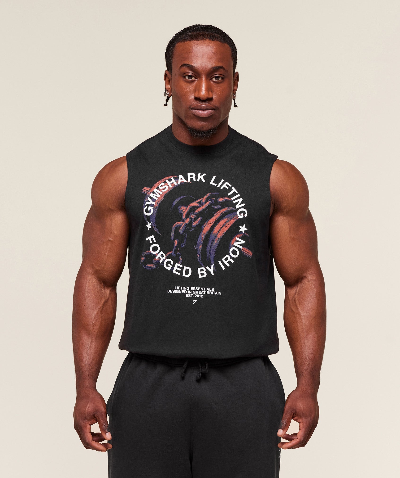 Gymshark Forged By Iron Tank Black