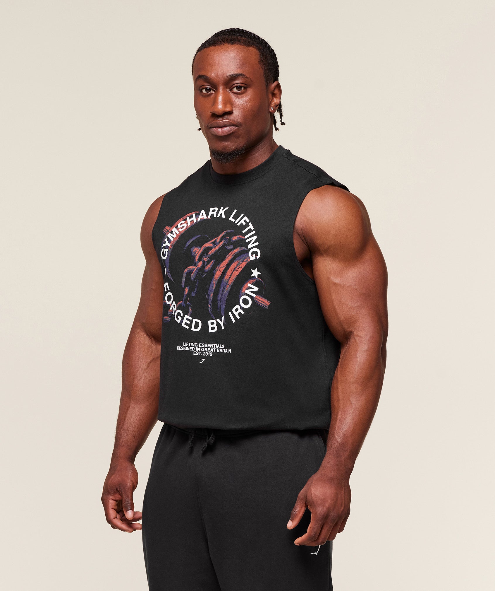 Gymshark Forged By Iron Tank Black