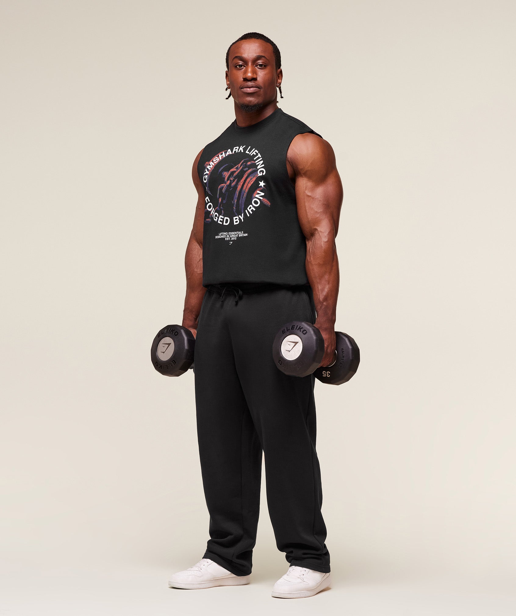 Gymshark Forged By Iron Tank Black