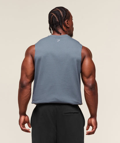 Gymshark Forged By Iron Tank Iron Blue