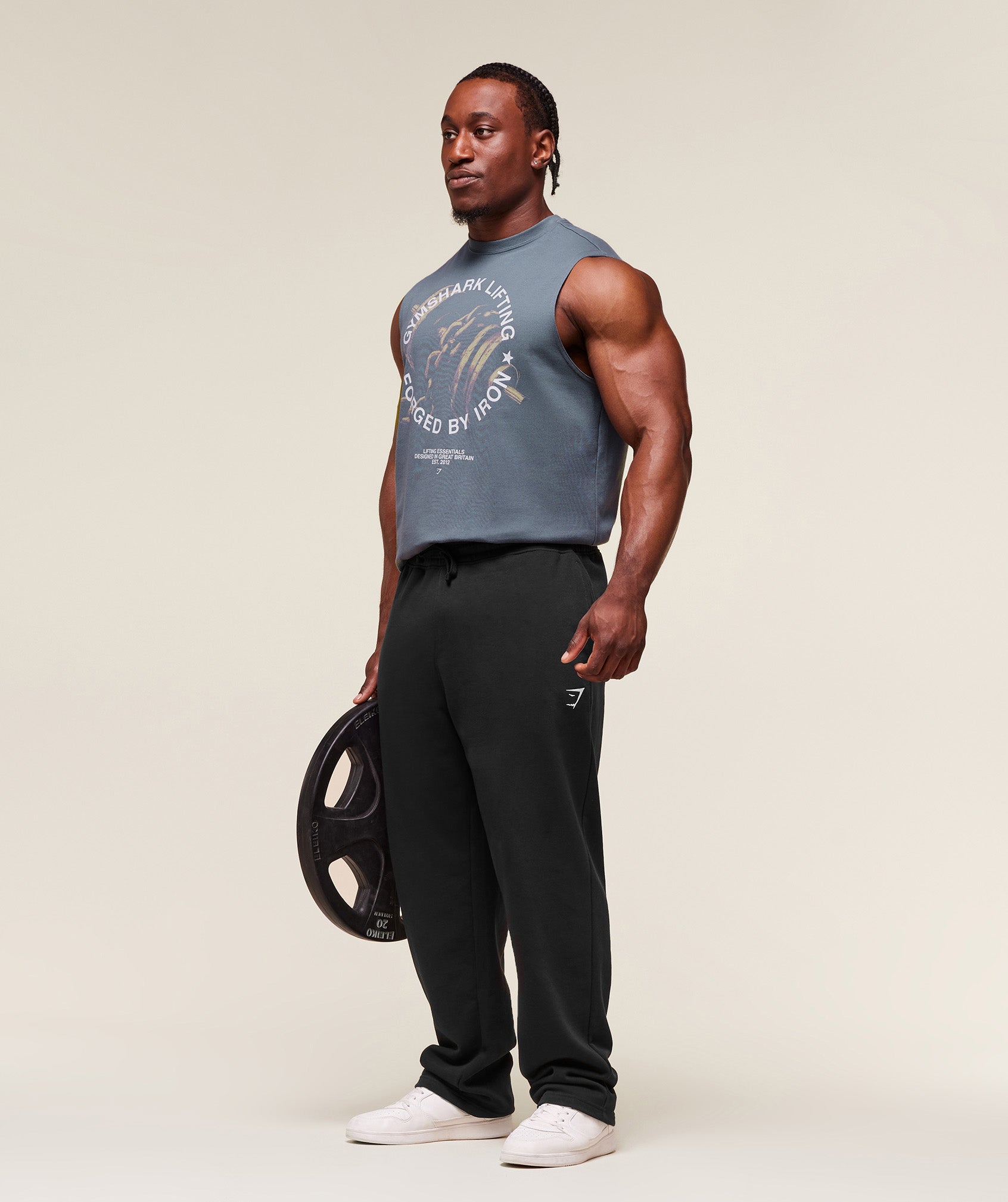 Gymshark Forged By Iron Tank Iron Blue