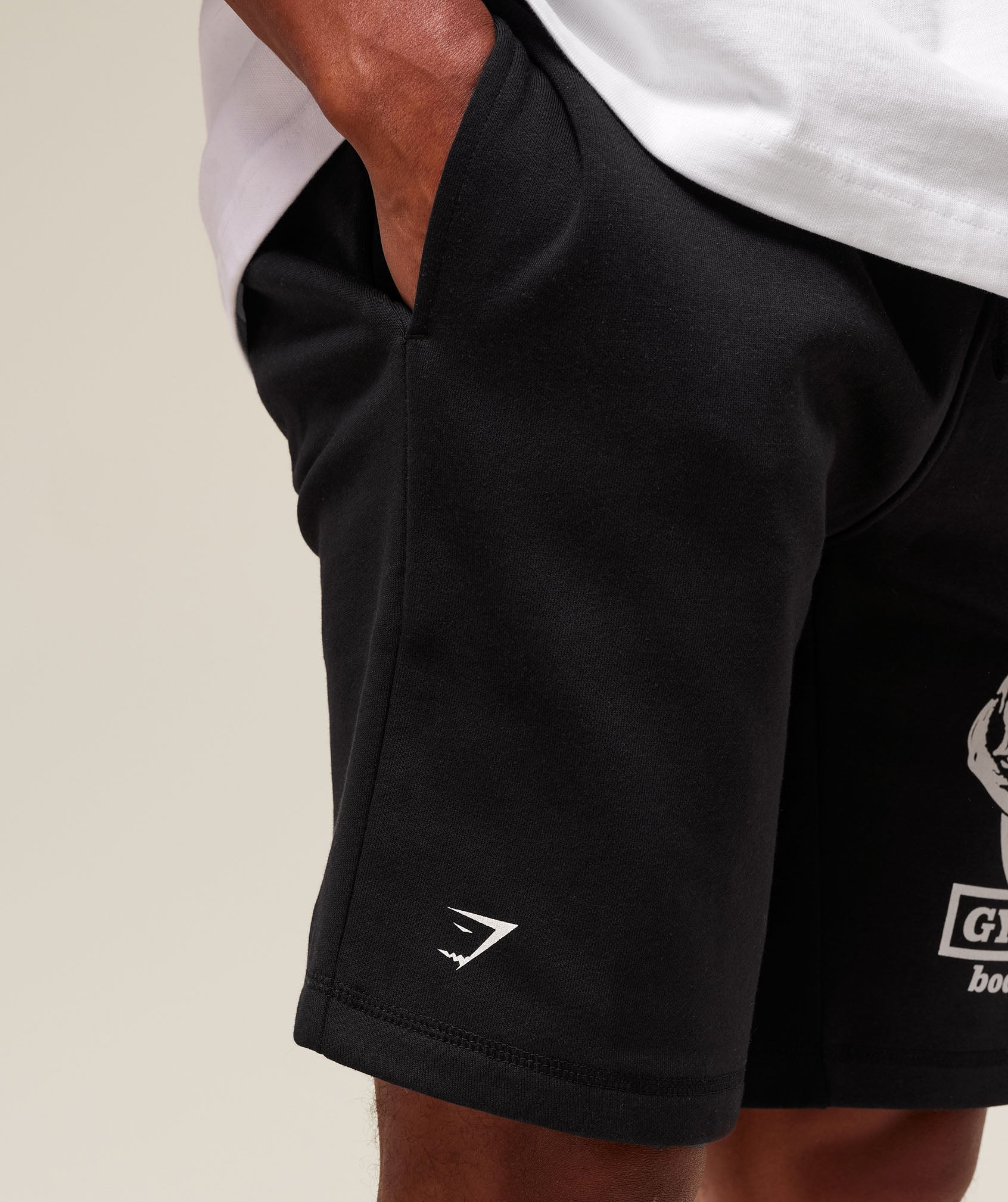 Gymshark Double Bicep 9" Shorts Black