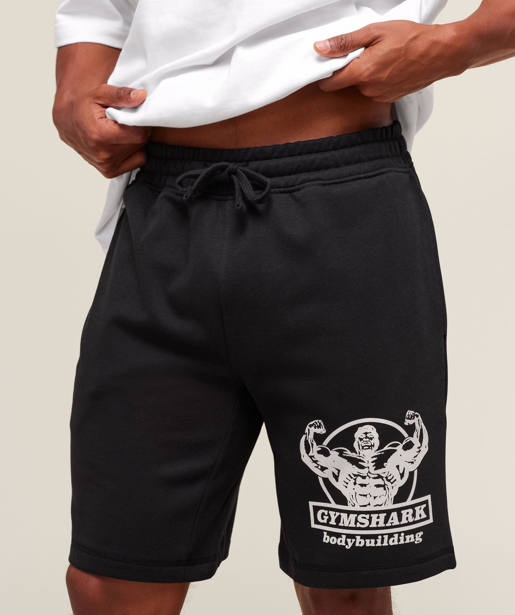 Gymshark Double Bicep 9" Shorts Black