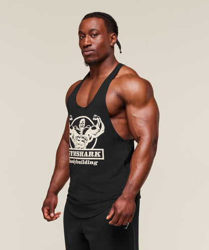 Gymshark Double Bicep Stringer Black