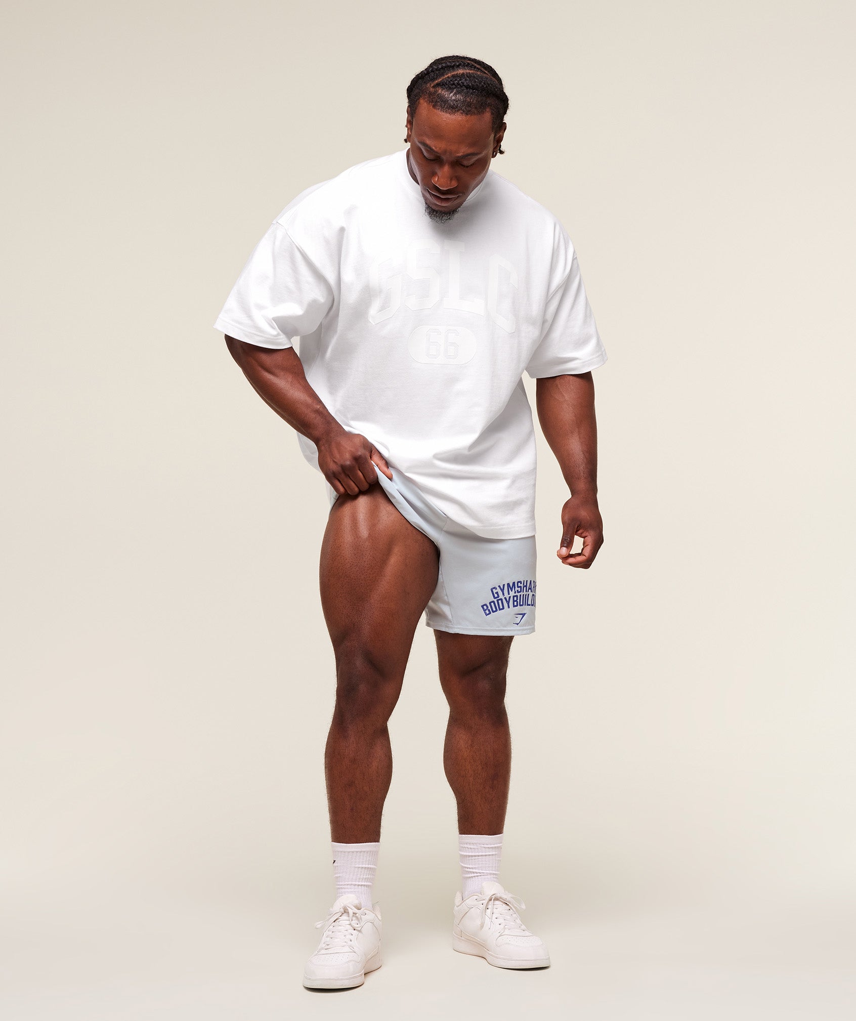 Gymshark Olympic Bar 7" Short Metal Grey
