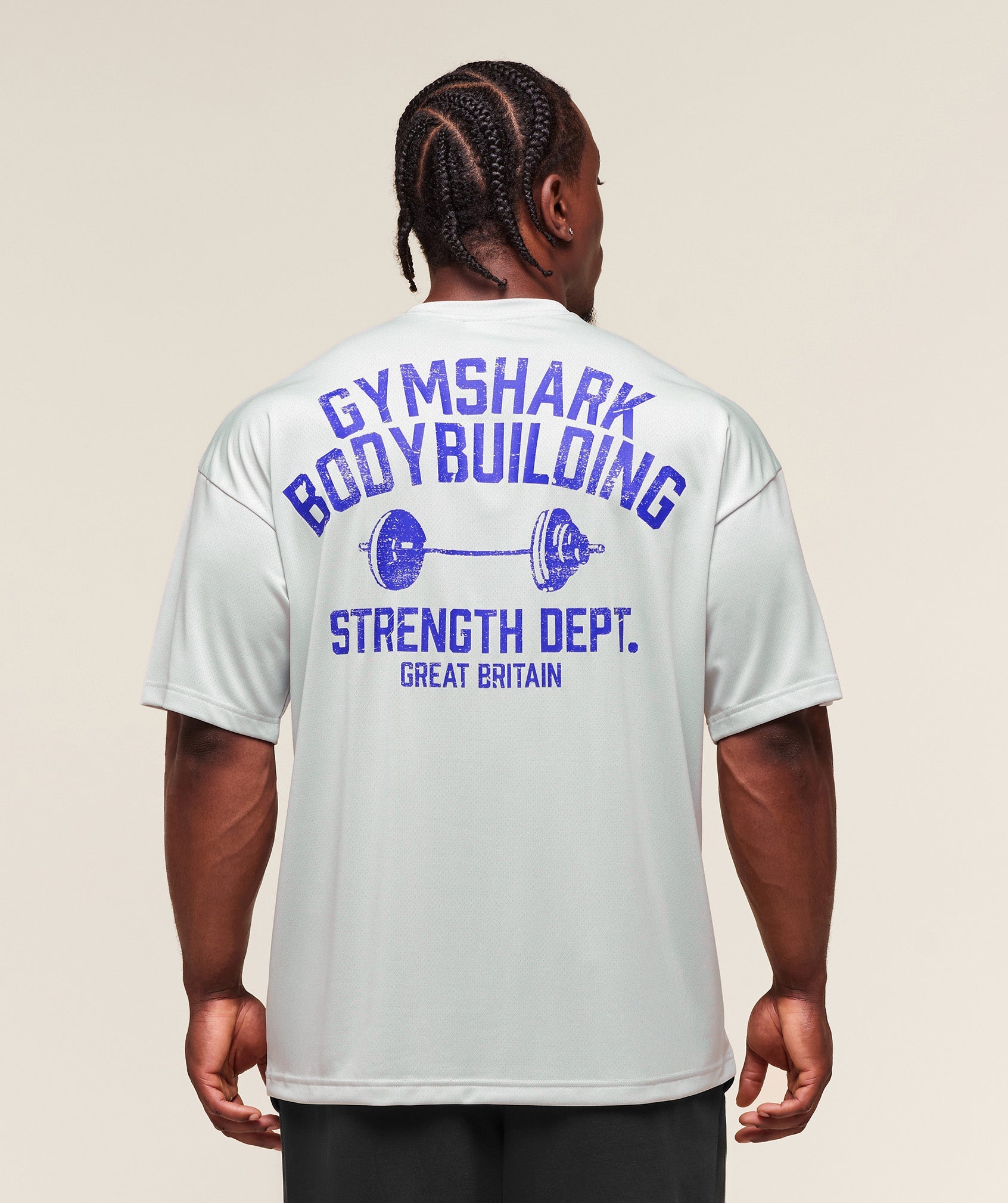 Gymshark Olympic Bar T-Shirt Metal Grey