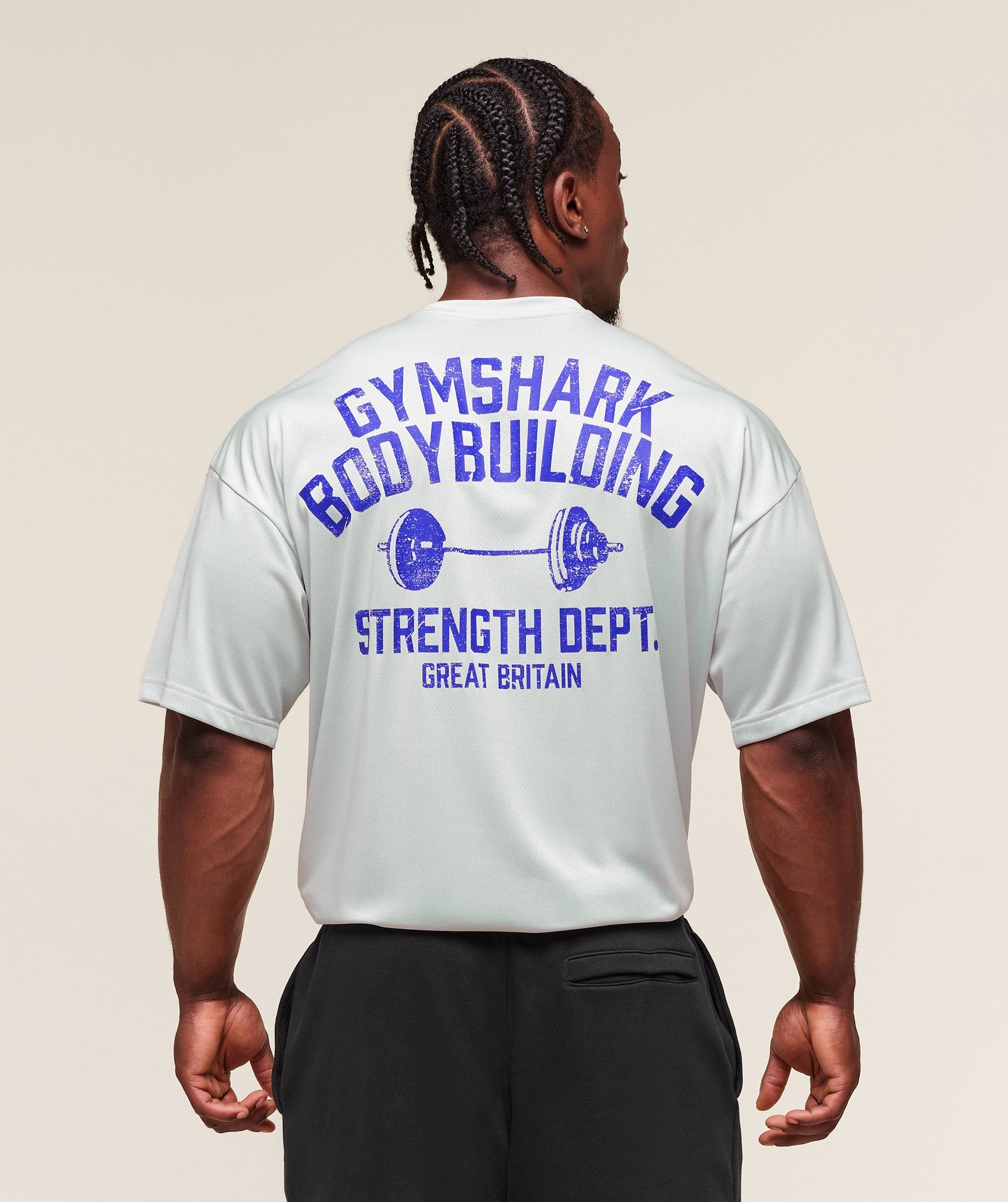 Gymshark Olympic Bar T-Shirt Metal Grey