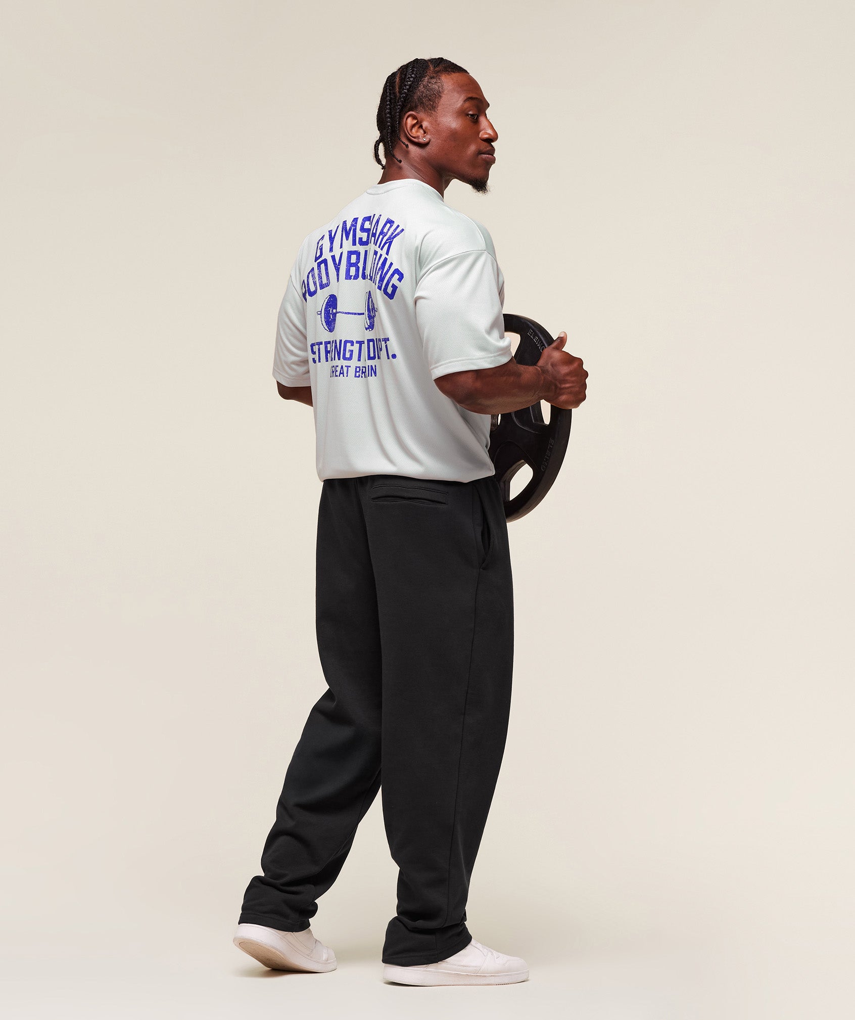 Gymshark Olympic Bar T-Shirt Metal Grey