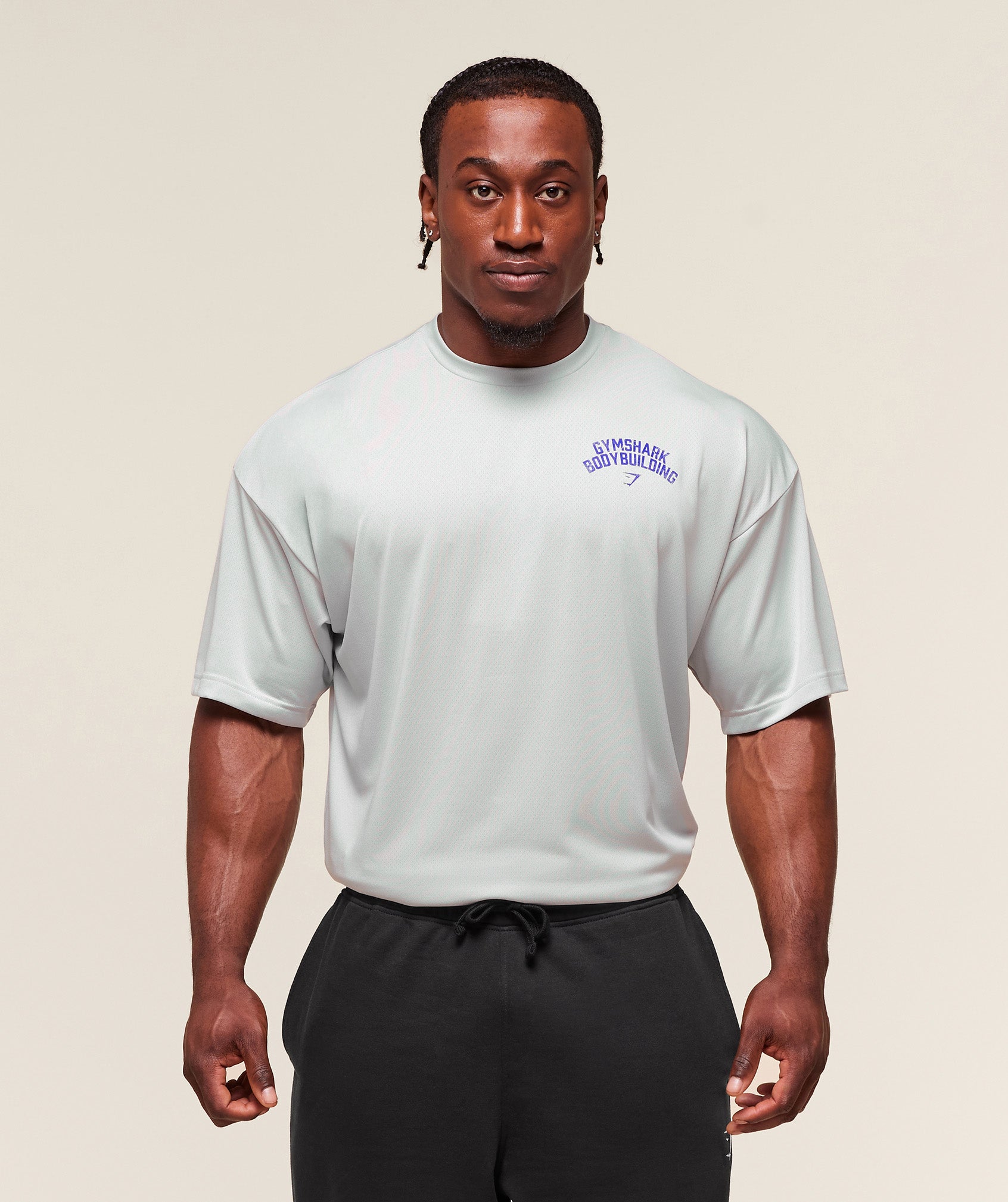 Gymshark Olympic Bar T-Shirt Metal Grey