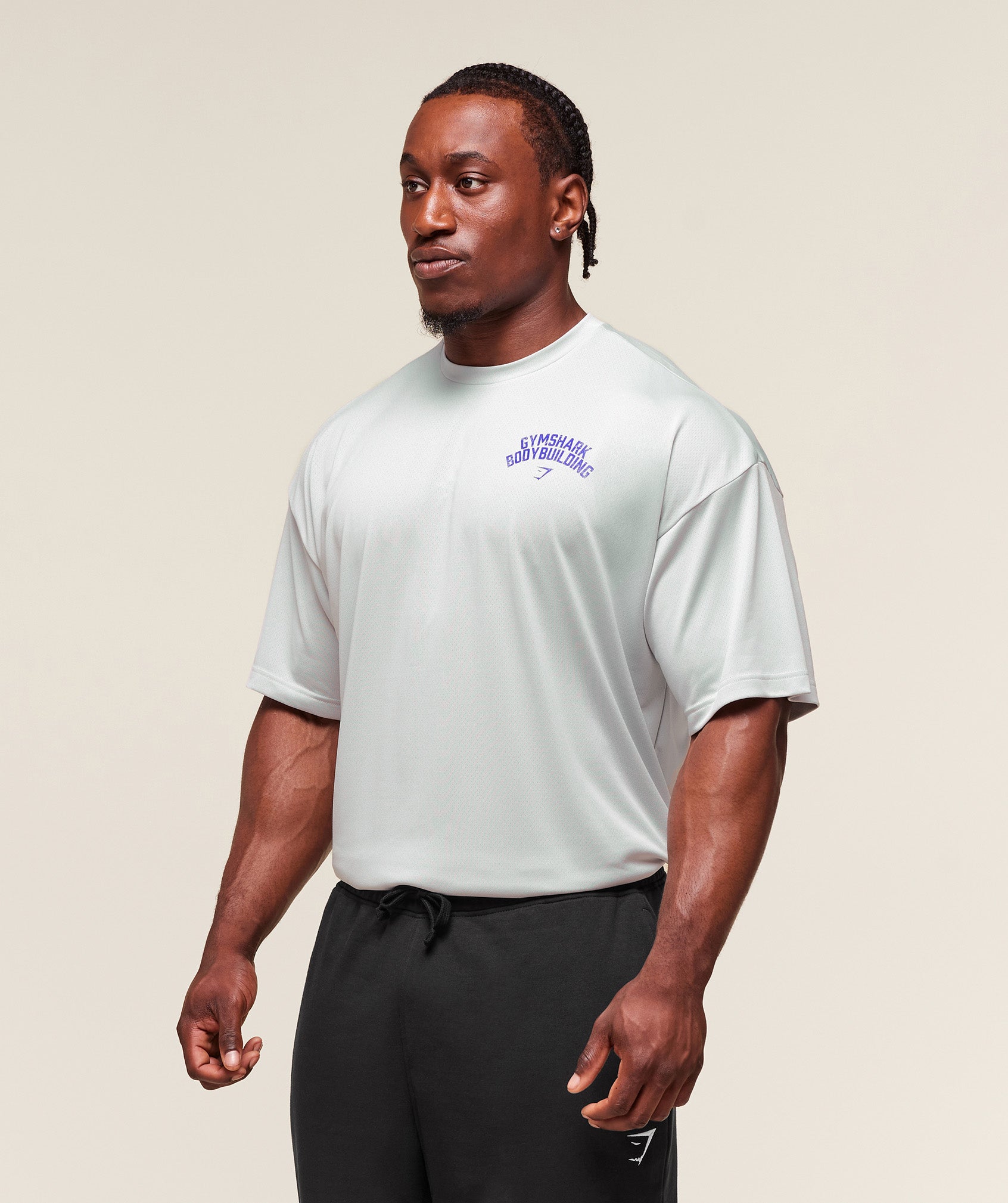Gymshark Olympic Bar T-Shirt Metal Grey