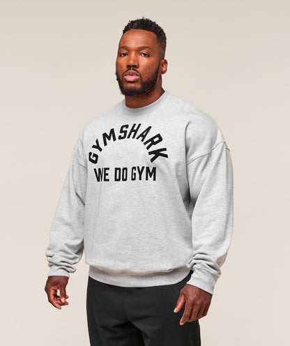 Gymshark We Do Gym Crew Light Grey Core Marl