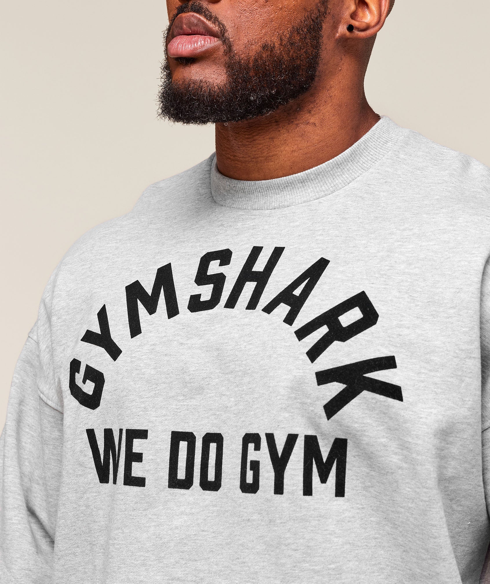 Gymshark We Do Gym Crew Light Grey Core Marl