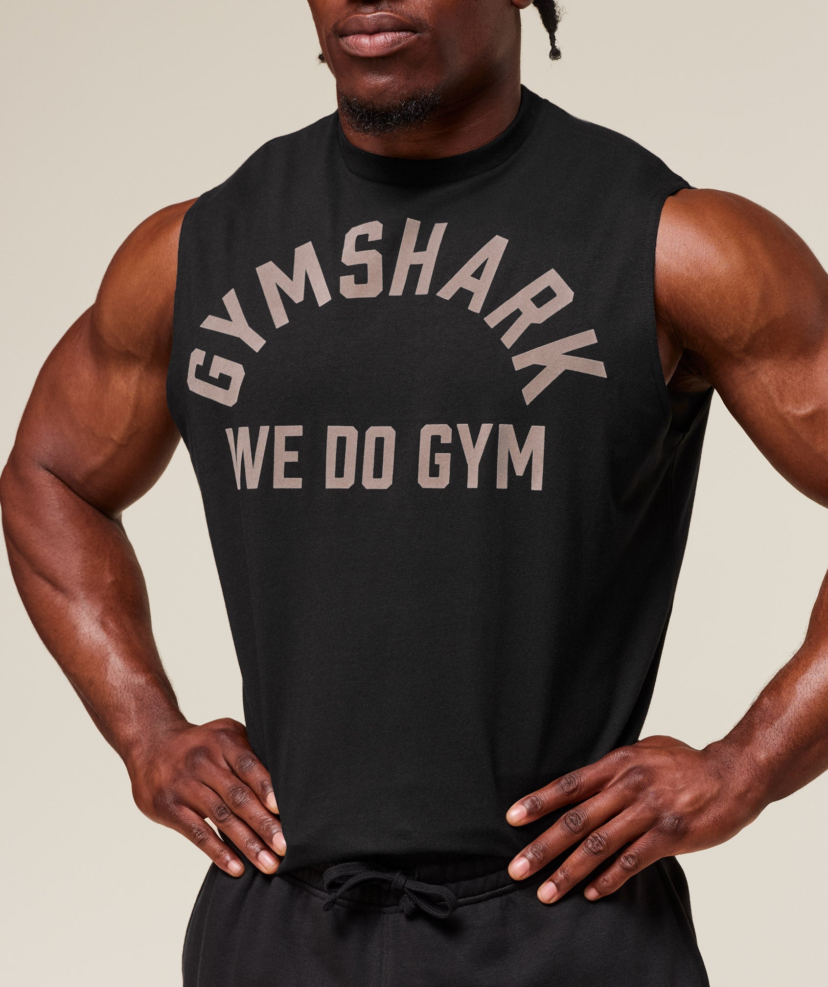 Gymshark We Do Gym Tank Black