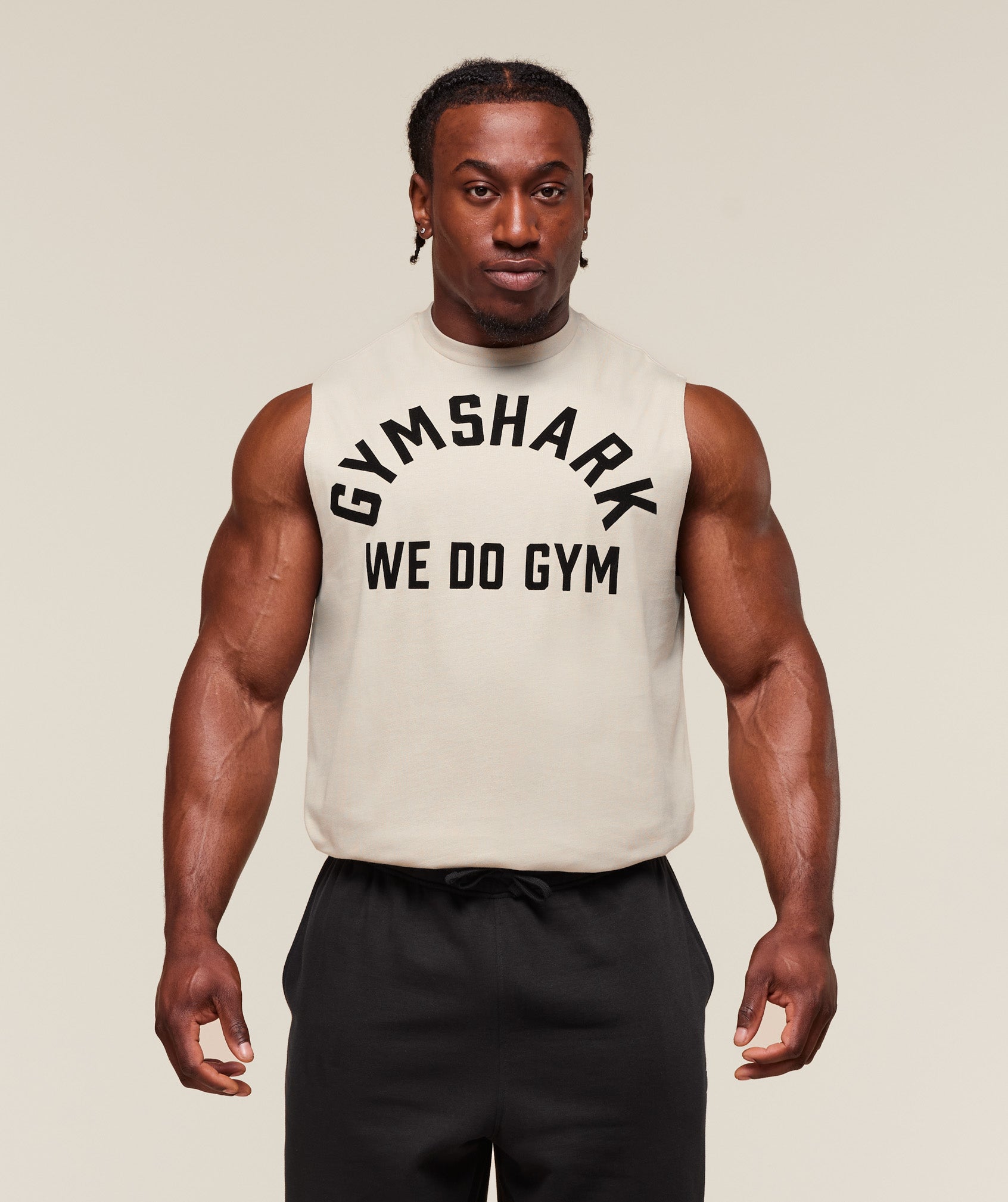 Gymshark We Do Gym Tank Pebble Grey