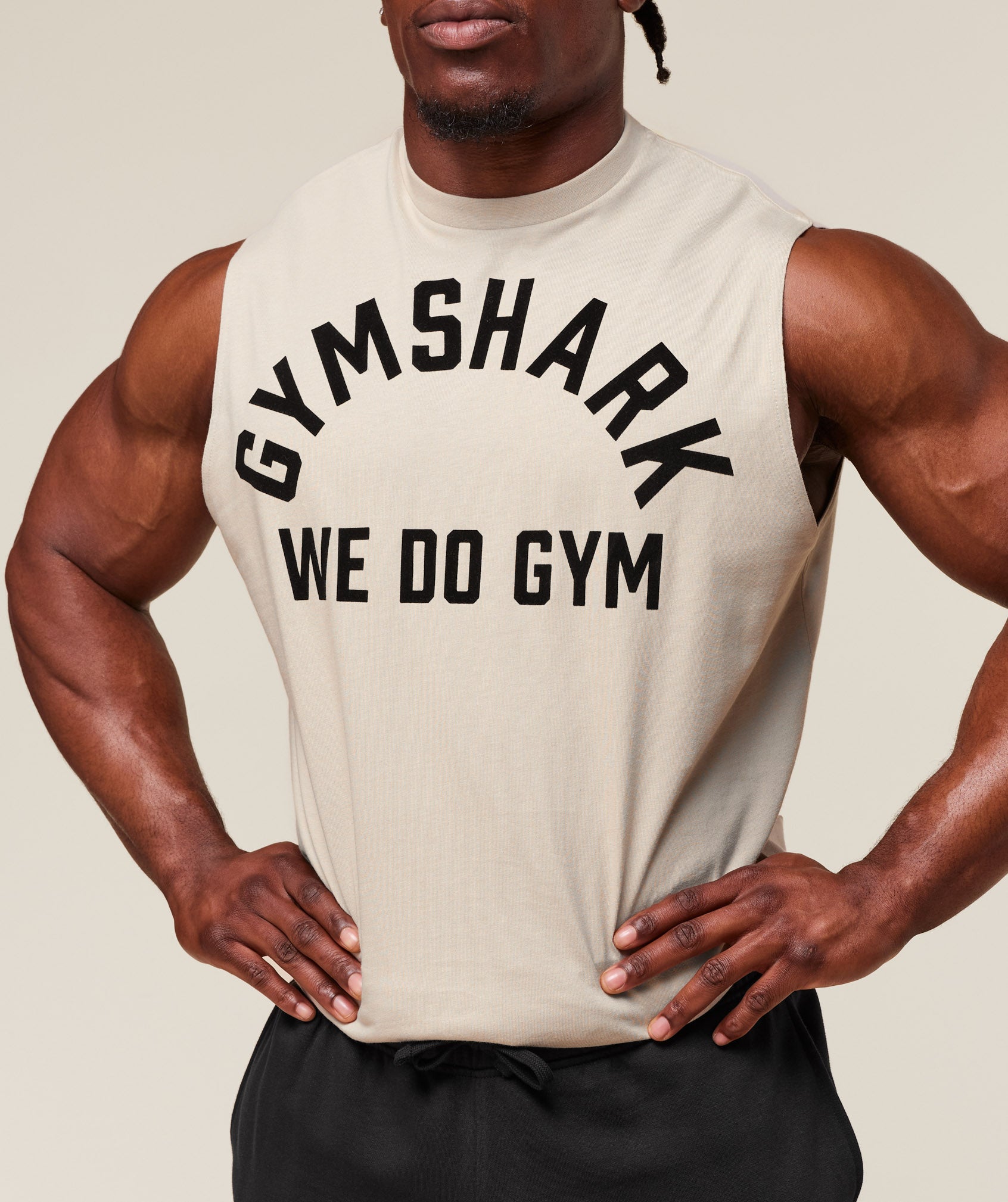 Gymshark We Do Gym Tank Pebble Grey