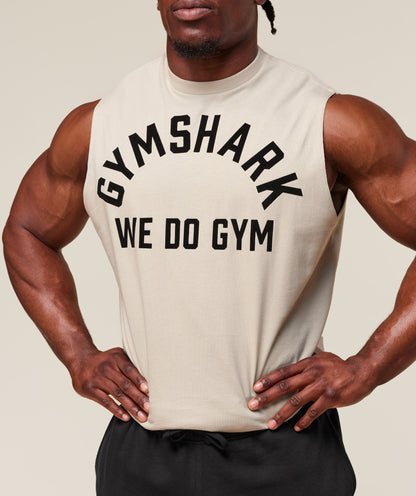 Gymshark We Do Gym Tank Pebble Grey