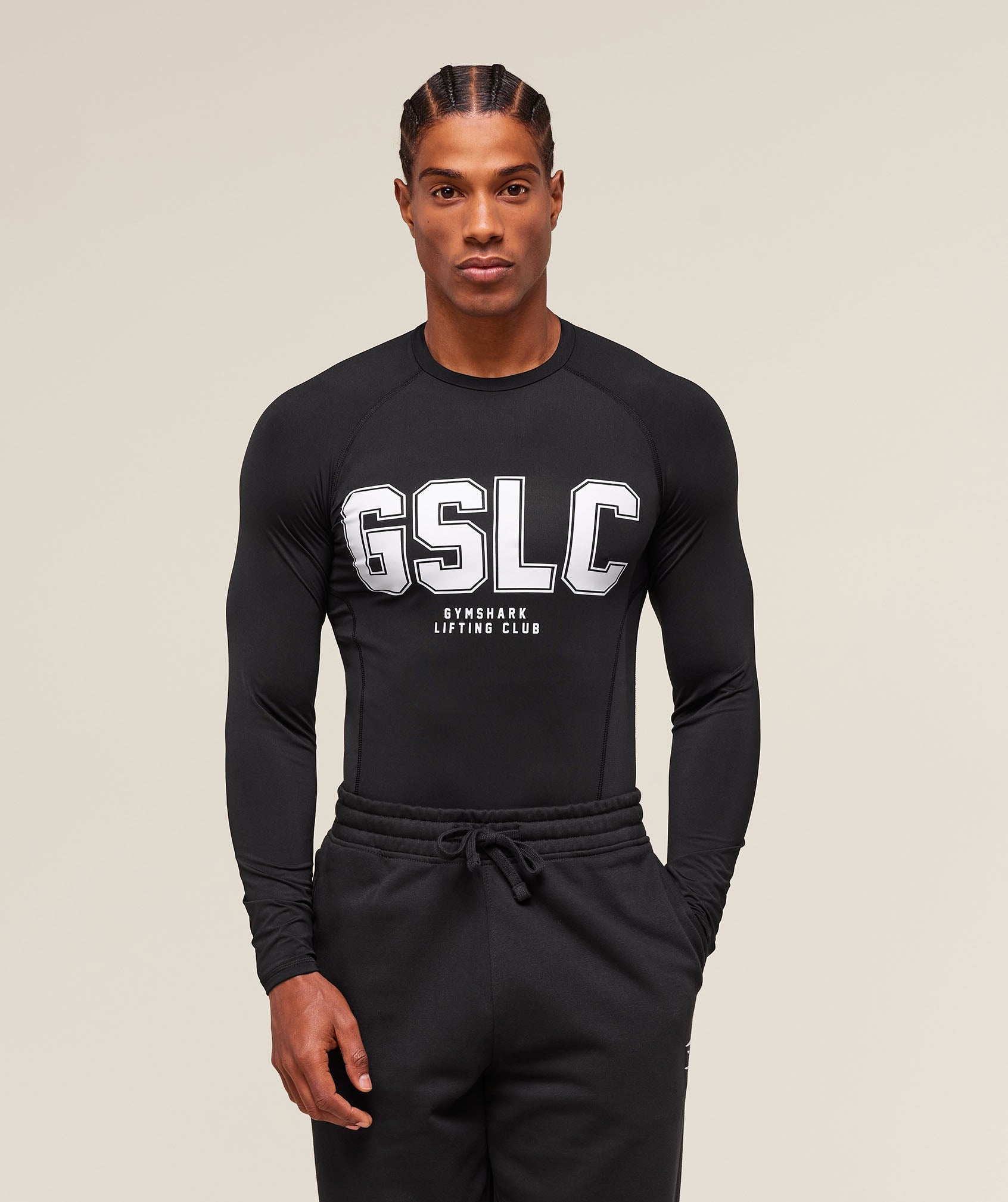 Gymshark Gslc Baselayer Long Sleeve T-Shirt Black