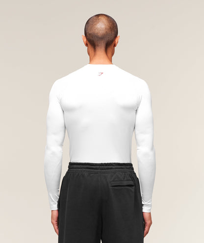 Gymshark Gslc Baselayer Long Sleeve T-Shirt White