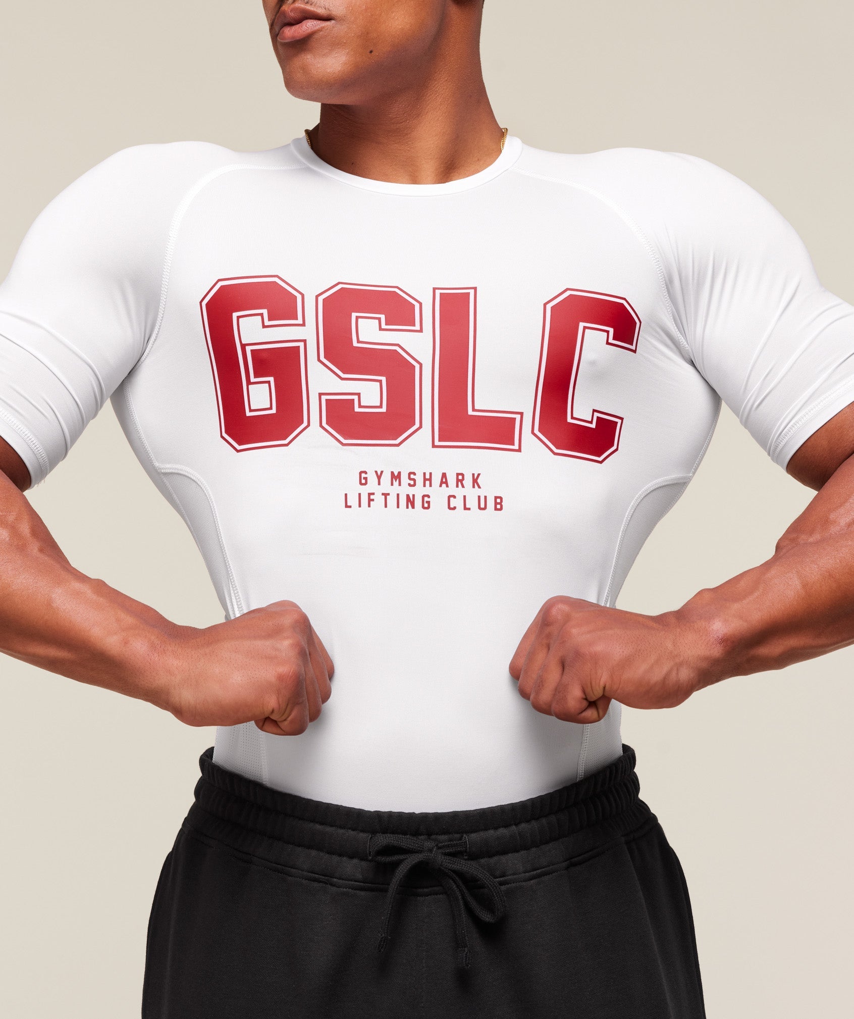 Gymshark Gslc Baselayer T-Shirt White