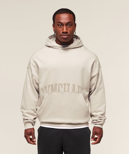 Gymshark Pocket Graphic Hoodie Pebble Grey