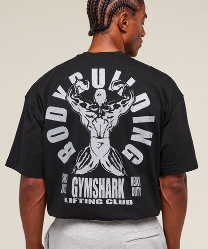 Gymshark Lifting Club Flex T-Shirt Black