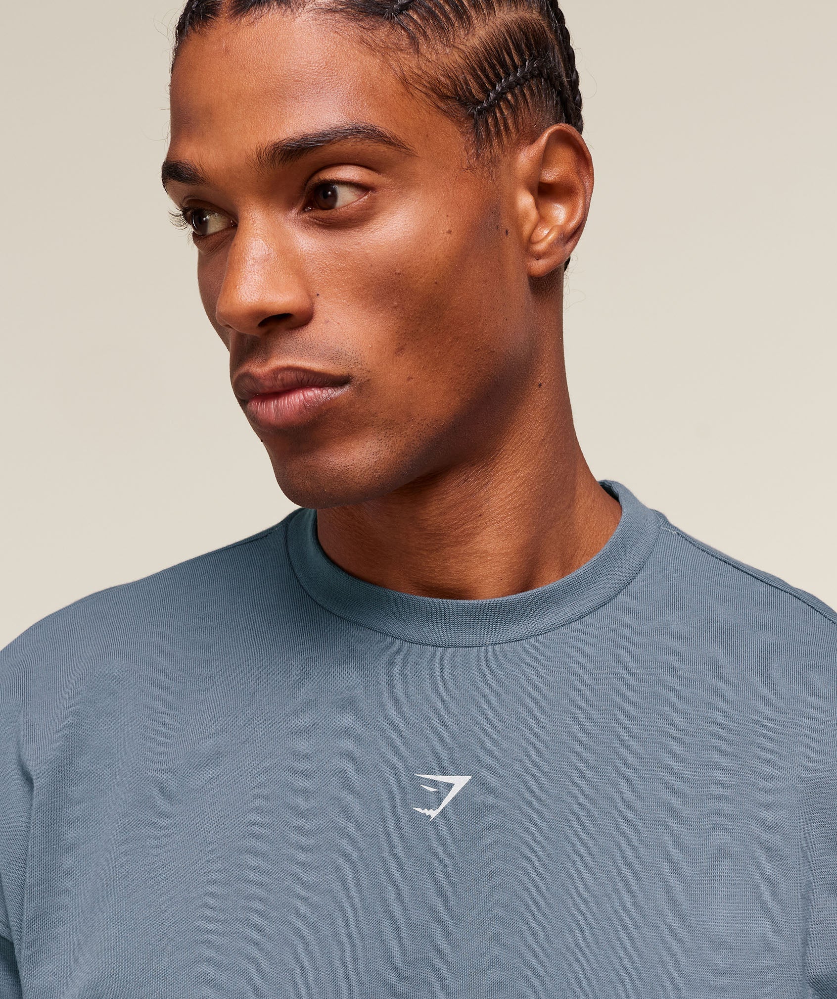 Gymshark Lifting Club Flex T-Shirt Iron Blue