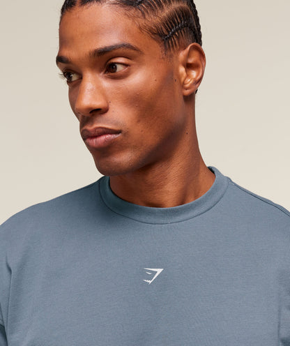 Gymshark Lifting Club Flex T-Shirt Iron Blue