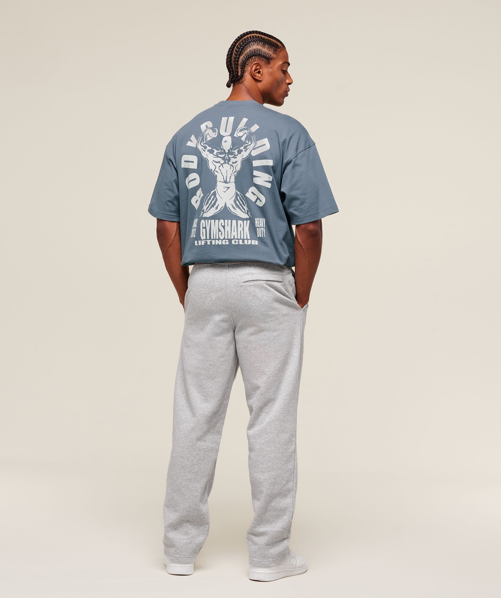 Gymshark Lifting Club Flex T-Shirt Iron Blue
