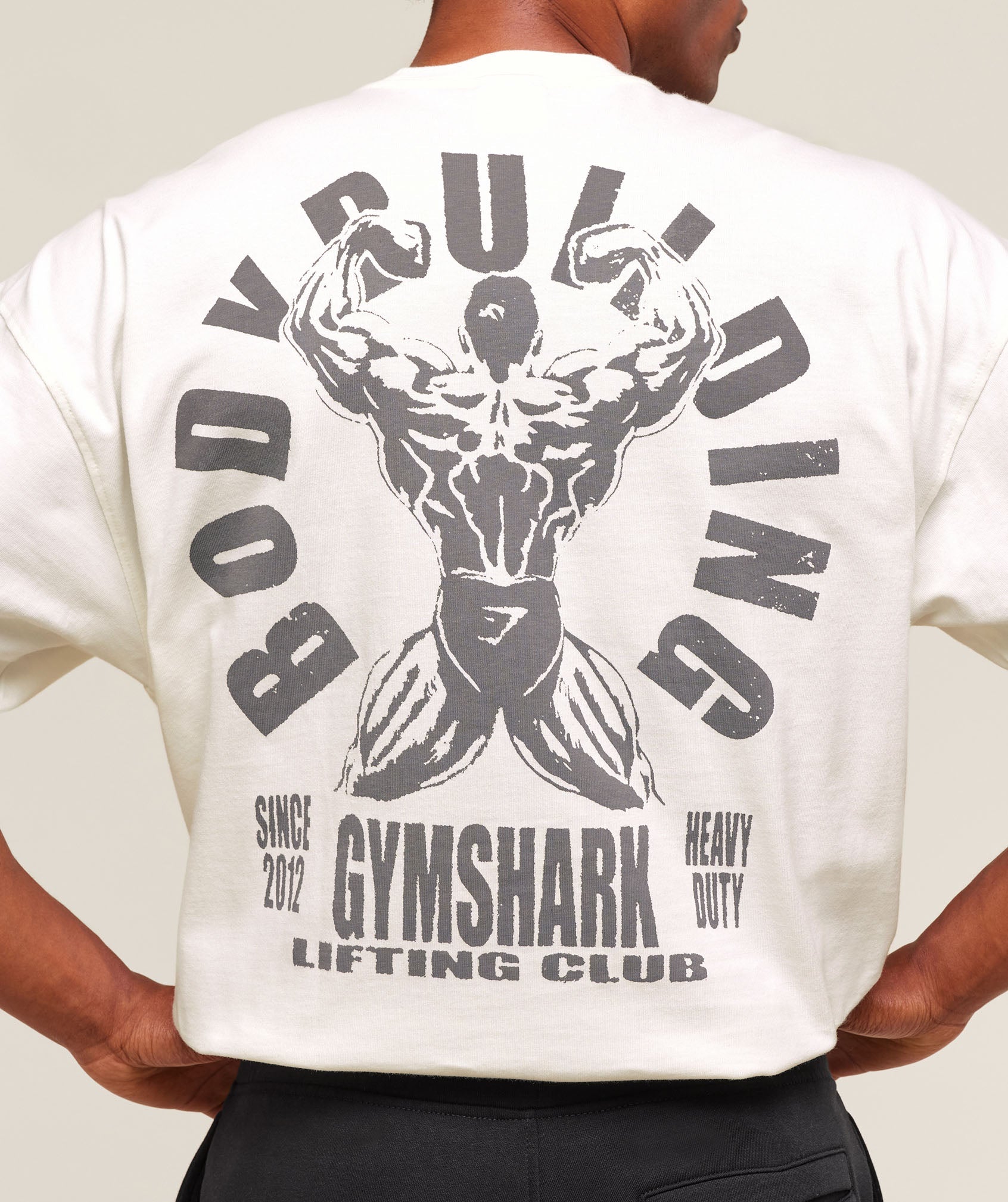 Gymshark Lifting Club Flex T-Shirt Soft White