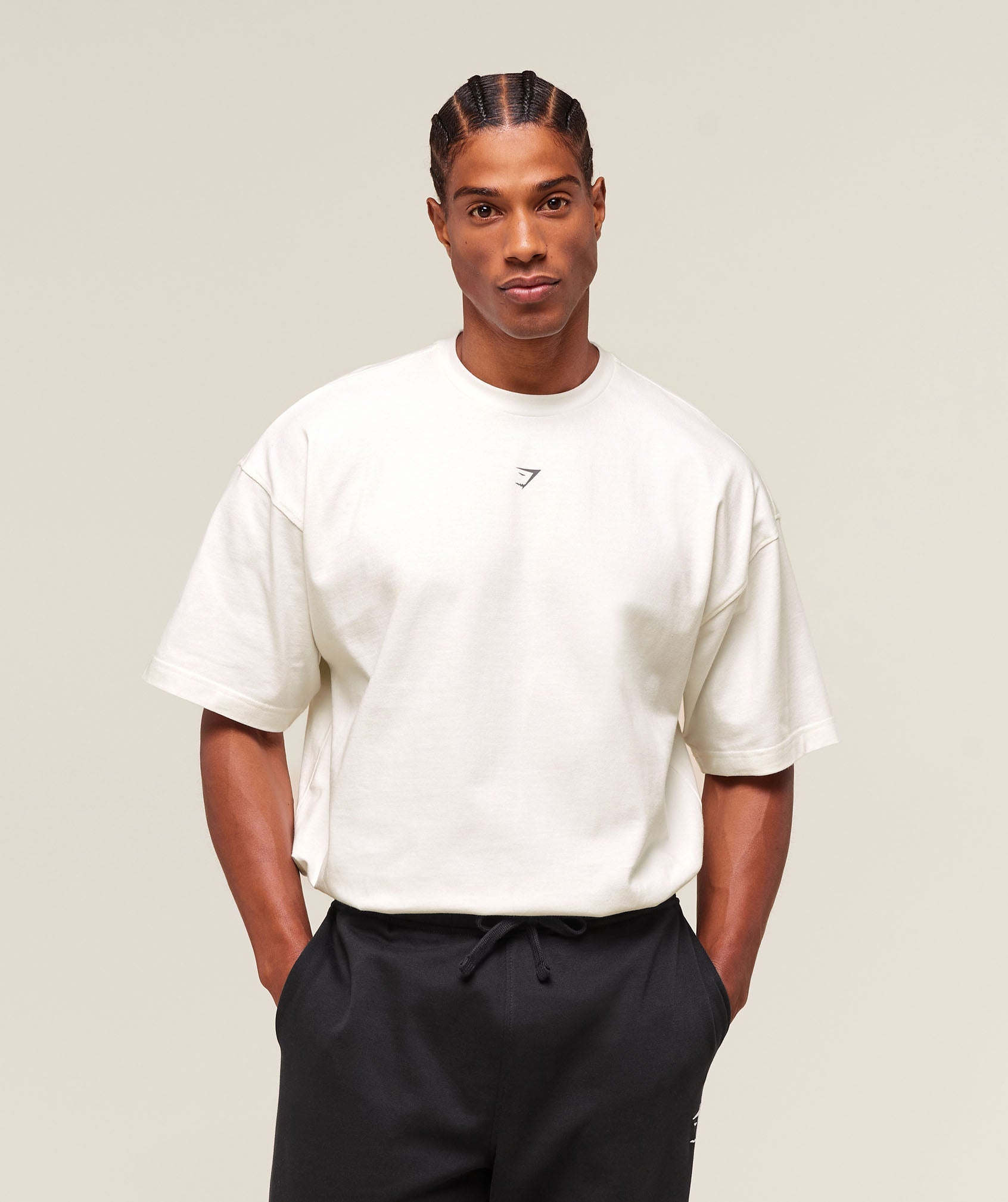 Gymshark Lifting Club Flex T-Shirt Soft White