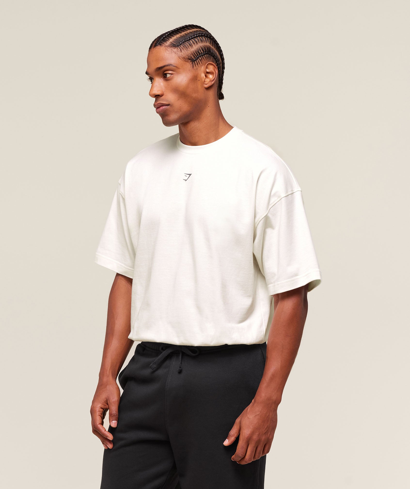 Gymshark Lifting Club Flex T-Shirt Soft White
