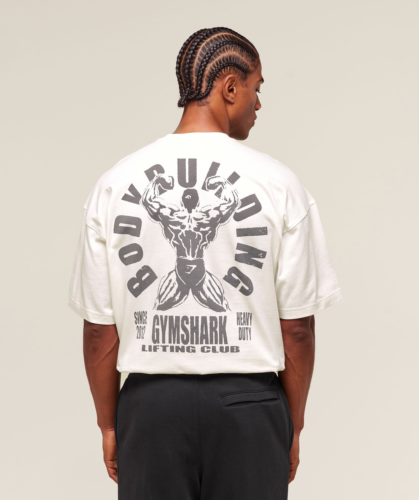 Gymshark Lifting Club Flex T-Shirt Soft White